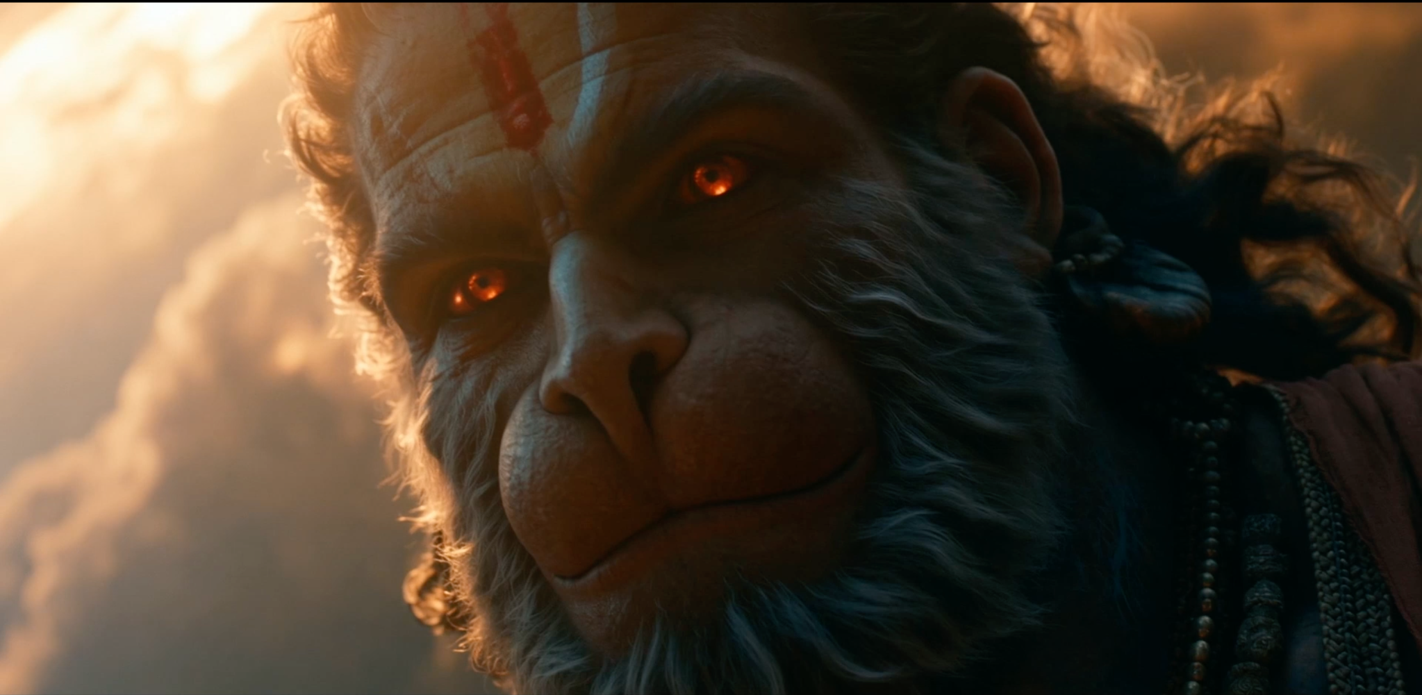 The Sunsoaked Hanuman